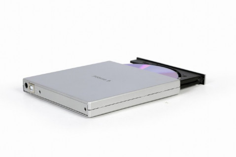 GEMBIRD NAGRYWARKA DVD, CD USB 2.0 SLIM SREBRNA - Galeria zdjęcie 4