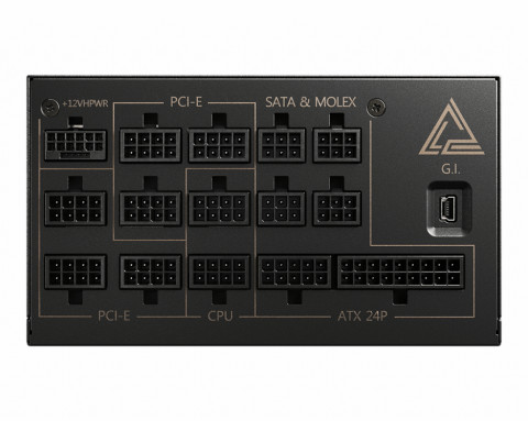 Zasilacz MSI MEG Ai1300P PCIE5 1300W 80+ Platinum ATX 3.1 (306-7ZP4A11-CE0) - Galeria zdjęcie 2