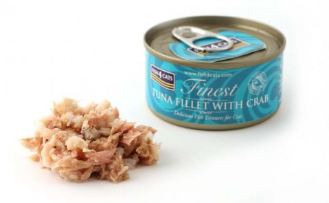FISH4CATS Filet tuńczyka z krabem - mokra karma dla kota - 70g - Galeria zdjęcie 2