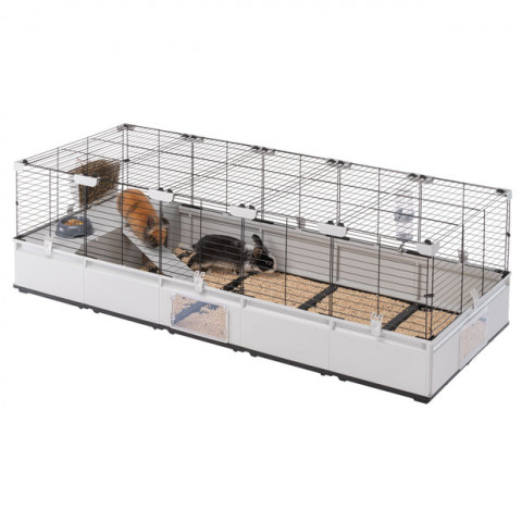 FERPLAST Modular 4 - klatka dla królika i świnki morskiej - 179 x 72 x 56cm - Galeria zdjęcie 2