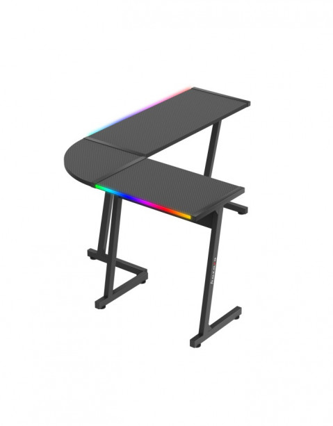Biurko gamingowe Huzaro Hero 6.0 Black RGB - Galeria zdjęcie 3
