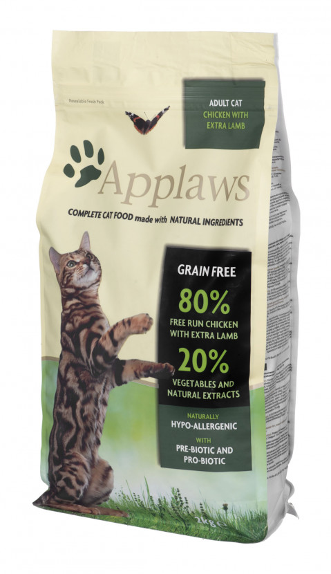 APPLAWS CAT Kurczak i Jagnięcina - karma dla kotów z wysoką zawartością mięsa - 2kg - Galeria zdjęcie 2