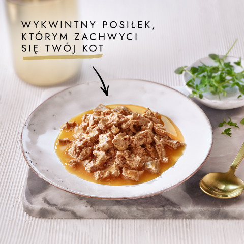 Gourmet Gold Sauce Delights mokra karma dla kota z kurczakiem 85 g - Galeria zdjęcie 3