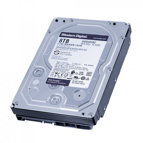 Dysk twardy HDD WD Purple 8TB 3,5" SATA WD85PURZ - Galeria zdjęcie 2