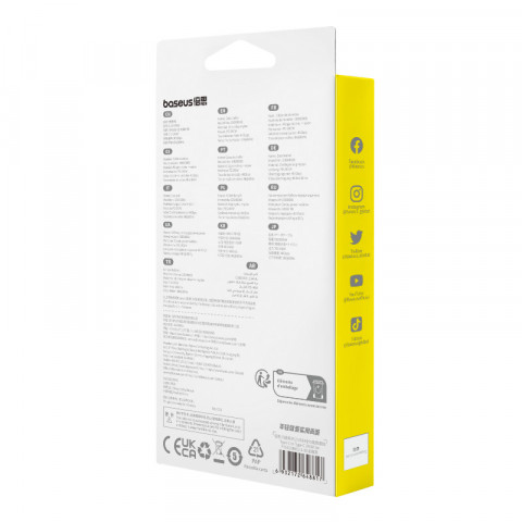 Kabel Baseus Typ C-Typ C 240W 1m (czarny) - Galeria zdjęcie 8