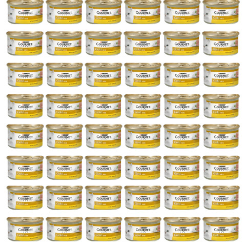 PURINA Gourmet Gold Mus z kurczakiem - mokra karma dla kota - 48x85g - Galeria zdjęcie 1