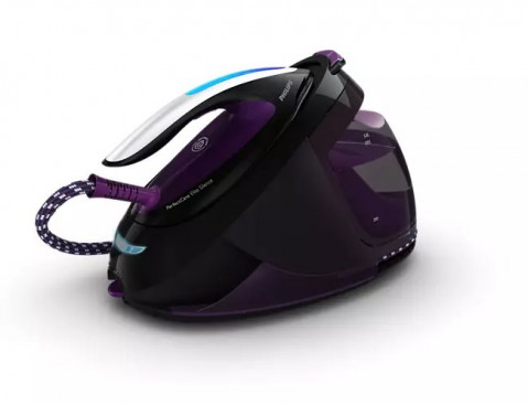 Żelazko z generatorem pary Philips GC9650/80 Perfect Care Elite(2400W /czarno-purpurowy z elementami białymi) - Galeria zdjęcie 2