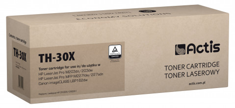 Actis TH-30X Toner do drukarki HP; Zamiennik HP 30X CF230X; Standard; 3500 stron; czarny - Galeria zdjęcie 1