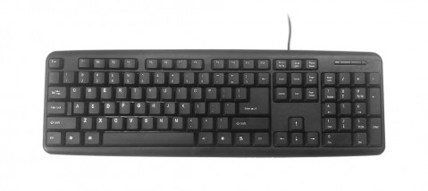 Gembird klawiatura kb-u-103 us layout usb black kb-u-103 - Galeria zdjęcie 2