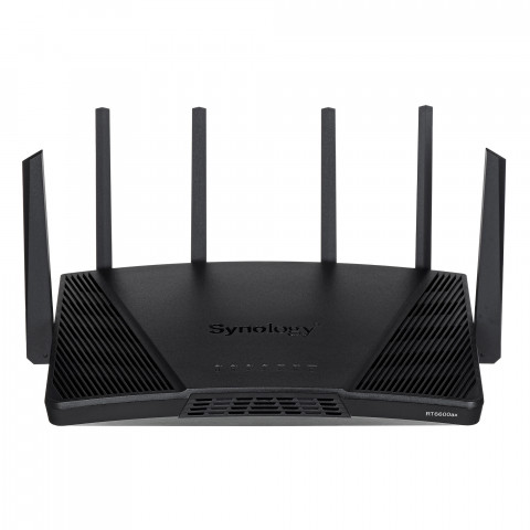 Synology Router RT6600ax, Wi-Fi 6, IEEE 802.11a/b/g/n/ac/ax, 1x 2.5GbE, 3x 1GbE, 1xUSB 3.2, Dual WAN, Three-band router - Galeria zdjęcie 2