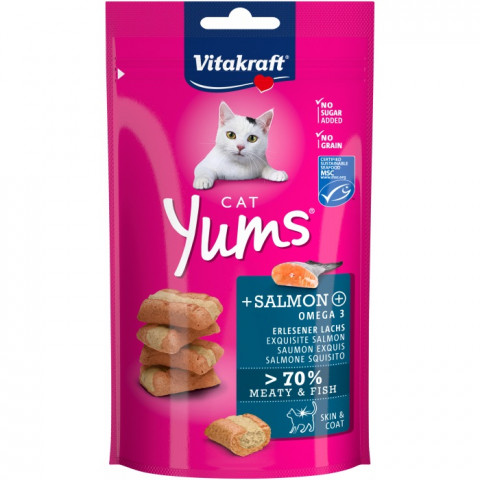 VITAKRAFT Cat Yums Łosoś - przysmak dla kota - 40g - Galeria zdjęcie 1