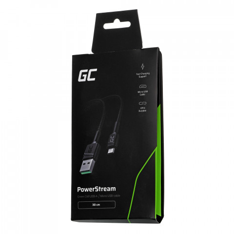 GREEN CELL KABEL KABGC23 USB - MICRO USB 0,3M - Galeria zdjęcie 3