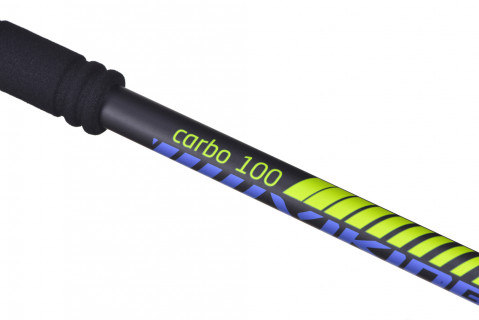 Kije Viking Carbo Lite Trekking 65-135 cm czarno/limonkowe - Galeria zdjęcie 6