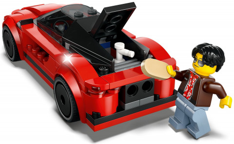 LEGO CITY 60448 Czerwony samochód sportowy - Galeria zdjęcie 7