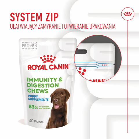 ROYAL CANIN Supplements Dog Immunity & Digest Puppy - suplementy dla psa - 100g - Galeria zdjęcie 3