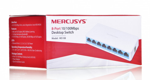 Switch Mercusys MS108 - Galeria zdjęcie 6