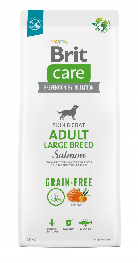 BRIT Care Grain-Free Adult Salmon Large Breed - sucha karma dla psa - 12 kg - Galeria zdjęcie 1
