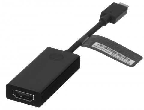 Przejściówka HP Pavilion USB-C do HDMI 2.0 czarna 2PC54AA - Galeria zdjęcie 3