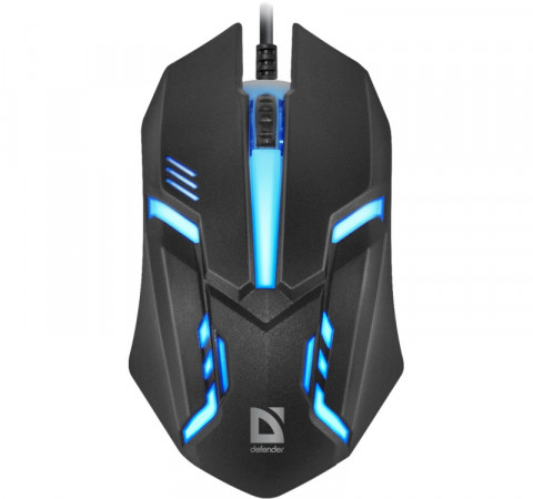 DEFENDER MYSZ CYBER MB-560L CZARNA 52560 - Galeria zdjęcie 1