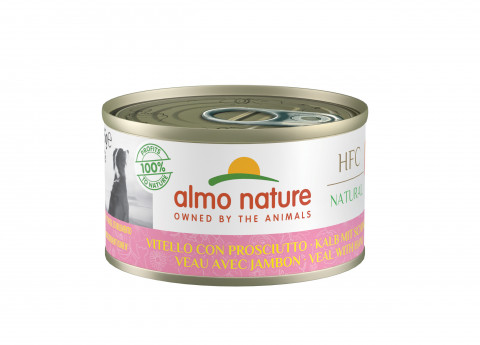 ALMO NATURE HFC Natural cielęcina z szynką - mokra karma dla psa - 95g - Galeria zdjęcie 1