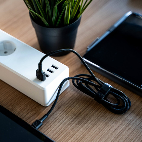 GREEN CELL KABEL KABGC06 USB-USB-C 1.2M OPLOT LED - Galeria zdjęcie 3