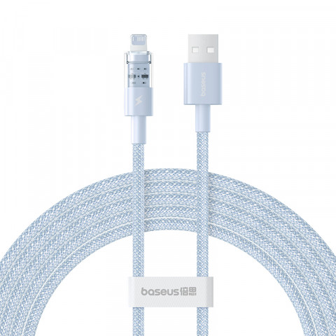 Kabel Baseus Gem 2.4a 2m (niebieski) - Galeria zdjęcie 1