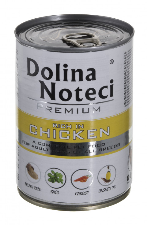 DOLINA NOTECI Premium bogata w kurczaka - mokra karma dla psa - 400g - Galeria zdjęcie 1