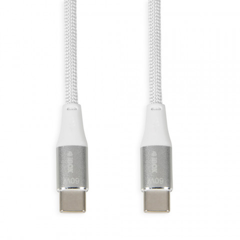 KABEL I-BOX USB TYP-C 60W 1M PD/QC WHITE - Galeria zdjęcie 1