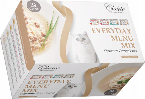 Cherie MIKS TUŃCZYKA W SOSIE zestaw 24 x 80g - Galeria zdjęcie 1