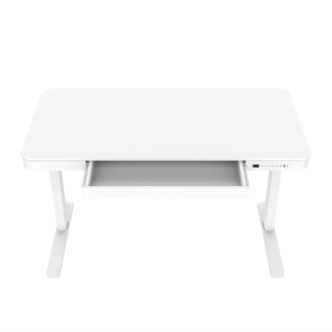 Zestaw Biurko TUCKANO białe + Fotel ergonomiczny GEMBIRD czarny - Galeria zdjęcie 12