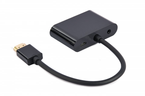 GEMBIRD ADAPTER HDMI - HDMI + VGA + AUDIO I ZASILA - Galeria zdjęcie 6