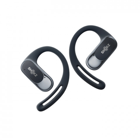 Słuchawki bezprzewodowe douszne Shokz OpenFit Air czarne - Galeria zdjęcie 1