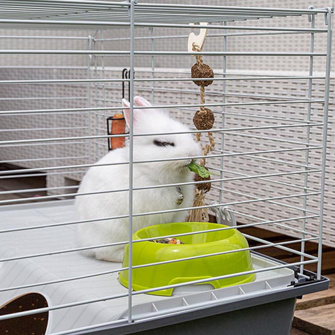 FERPLAST Rabbit 100 - klatka dla królika - Galeria zdjęcie 8