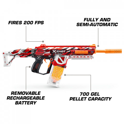 Wyrzutnia Zuru X-Shot Hyper Gel HPG-70 + 20tys kulek żelowych + okulary - Galeria zdjęcie 7
