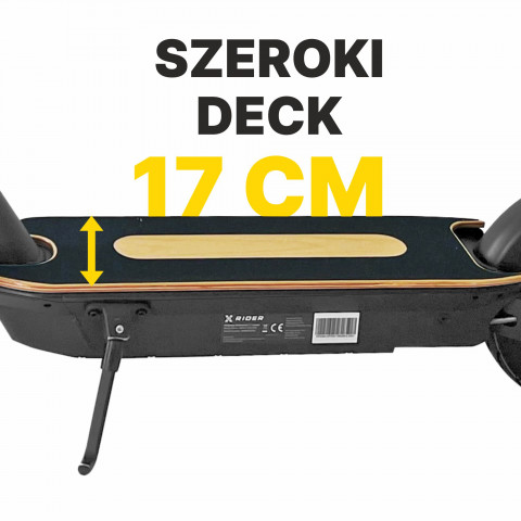 Hulajnoga Elektryczna XRIDER M10 Pro 15,6Ah Bateria LG 500W - Galeria zdjęcie 6