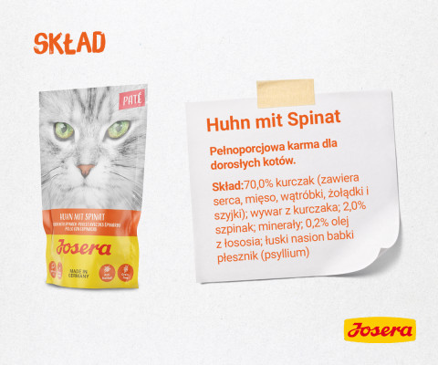 JOSERA Multipack Pate Kurczak kaczka indyk - mokra karma dla kota - 6x85 g - Galeria zdjęcie 5