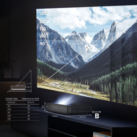 LASER TV HISENSE PX2-PRO 90-130" 4K - Galeria zdjęcie 2