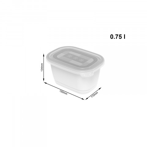 ROTHO Freeze - pojemnik do zamrażania - 4x750ml - Galeria zdjęcie 2