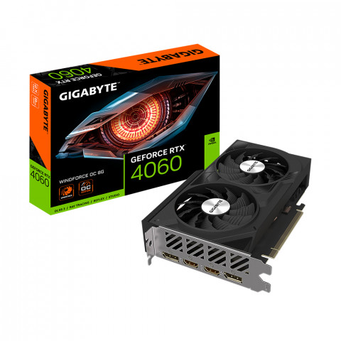 Karta graficzna Gigabyte GeForce RTX 4060 WINDFORCE OC 8GB GDDR6 (GV-N4060WF2OC-8GD) - Galeria zdjęcie 2