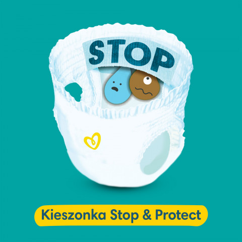 PAMPERS Pieluchomajtki XL Rozm 6, 15+kg,84szt - Galeria zdjęcie 9