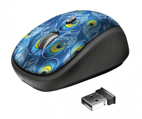 Mysz TRUST Yvi Wireless Peacock (23388) - Galeria zdjęcie 1