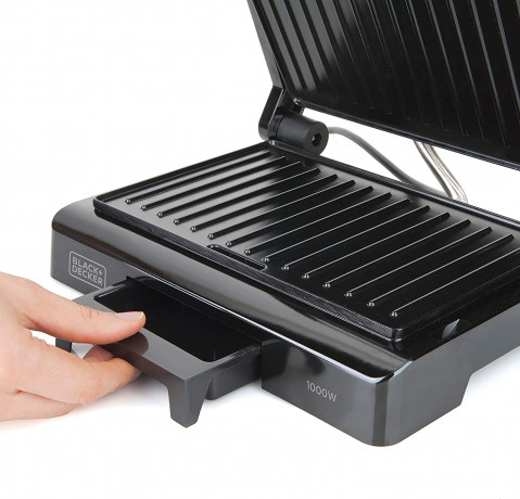 Grill elektryczny Black+Decker BXGR1000E (1000W) - Galeria zdjęcie 4
