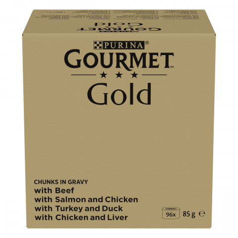 PURINA GOURMET GOLD Kawałki w sosie 96x85g - Galeria zdjęcie 1