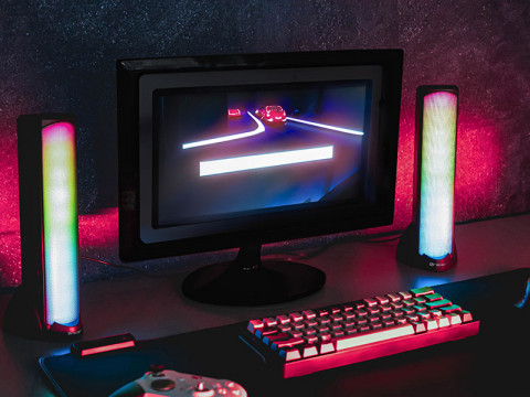 TRACER GŁOŚNIKI 2.0 BLUETOOTH SIGMA USB RGB - Galeria zdjęcie 5
