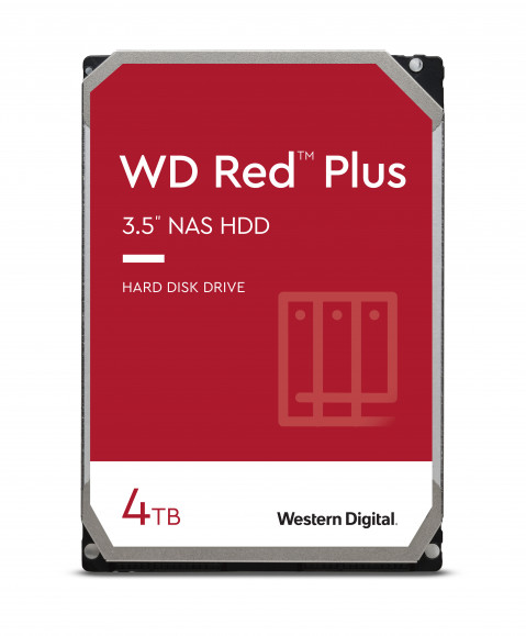 Dysk HDD WD Red Plus WD40EFPX (4 TB ; 3.5"; 256 MB) - Galeria zdjęcie 1