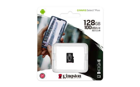 KINGSTON microSDXC 128GB Canvas Select Plus 100R - Galeria zdjęcie 3
