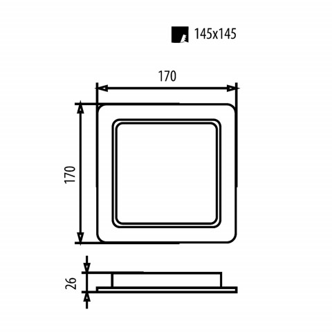 MACLEAN PANEL LED SUFITOWY PODTY SLIM 18W MCE374 S - Galeria zdjęcie 2