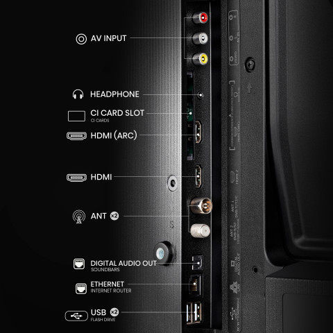 Telewizor Hisense Smart TV Hisense 32A4N HD LED D-LED Czarny - Galeria zdjęcie 2