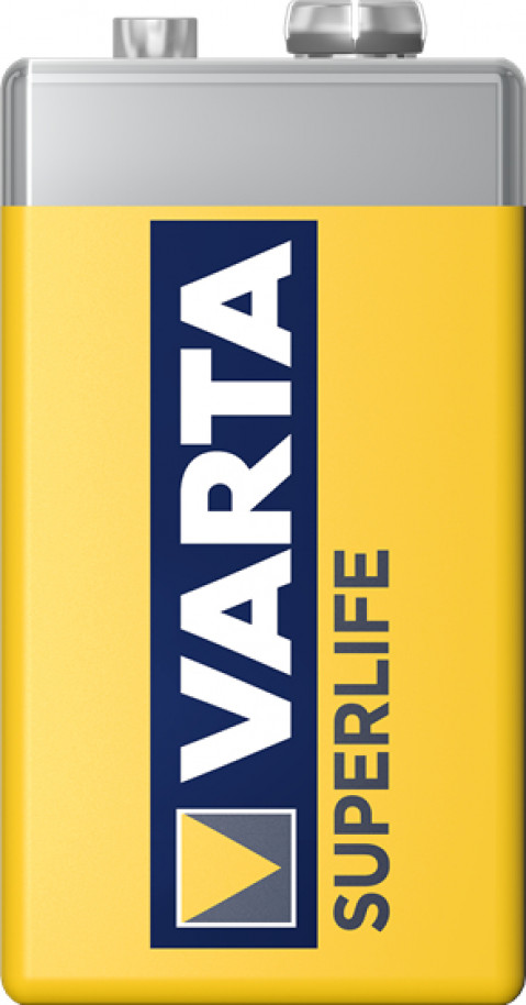 VARTA BATERIA CYNKOWO-WĘGLOWA 9V 6F22 SUPERLIFE /1 - Galeria zdjęcie 2
