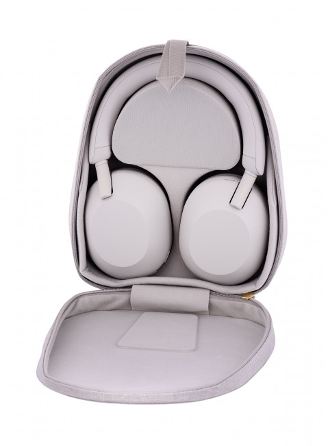 Słuchawki Sony WH-1000XM5 nauszne bluetooth srebrne - Galeria zdjęcie 7